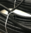 Profil en U noir  avec armature métallique JC212, passage de porte/coffre, MM